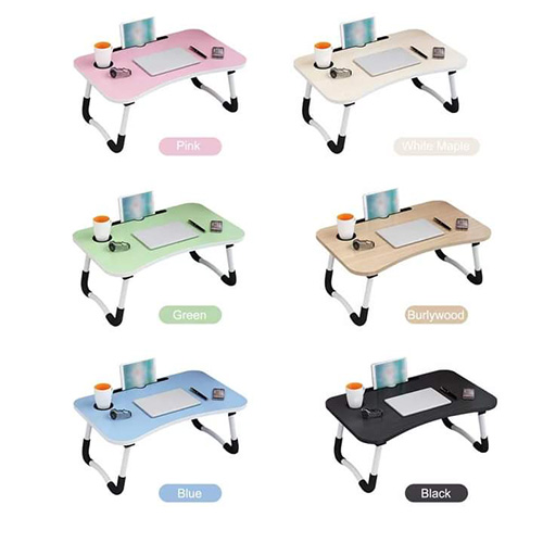 Foldable Laptop Desk with USB Port East & West Gen Trading LLC